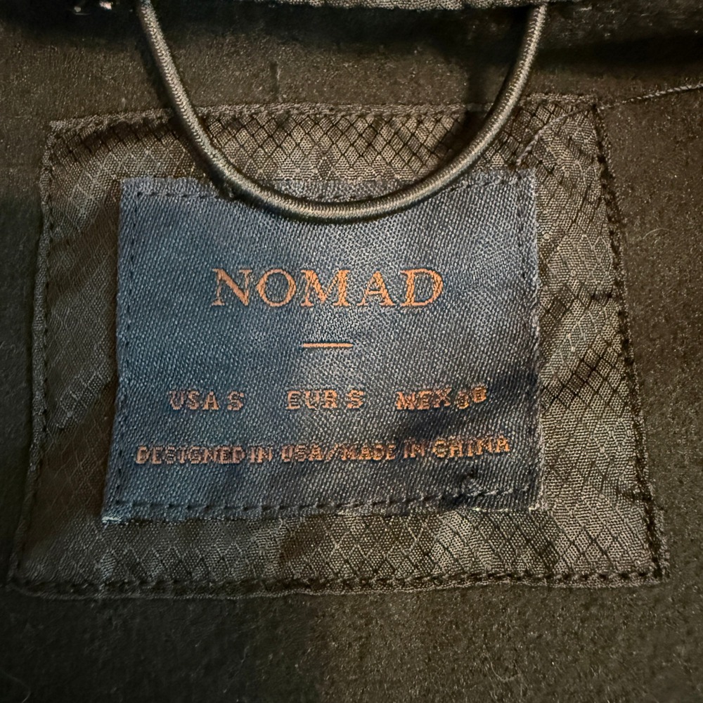 NOMAD Men's Charcoal Gray Full Zip Hooded Lightweight Jacket Size S - Picture 4 of 8